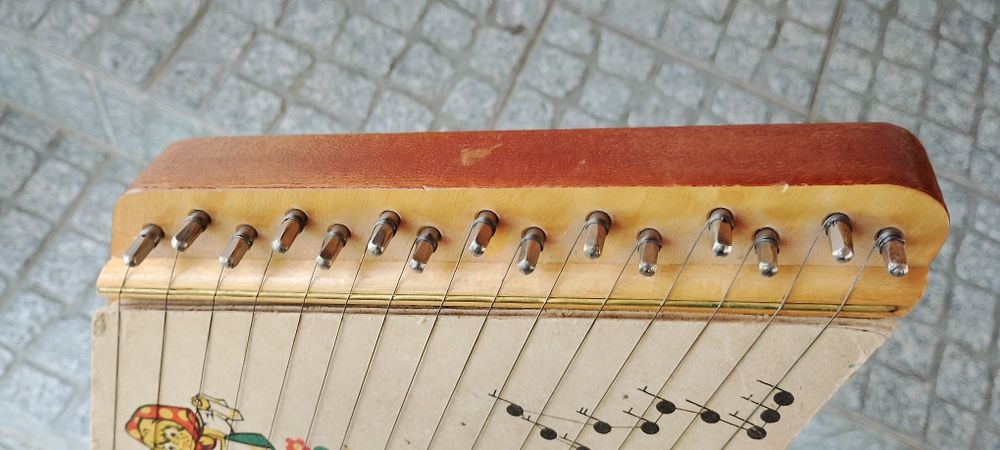 Cytra sowiecka, PRL lata 70-80 radziecka, instrument kolekcjonerski, zabawka