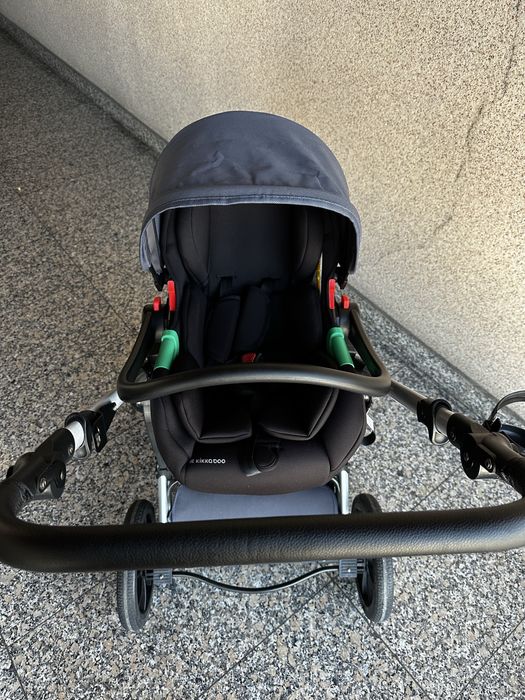 Carrinho de bebê cinza darling KIKKA BOO