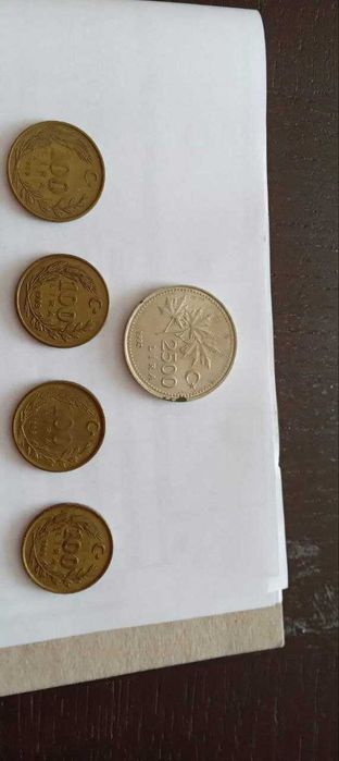 Turcja 9 monet lira