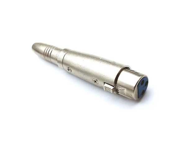 Adaptador XLR Fêmea para Jack Fêmea 6,35mm