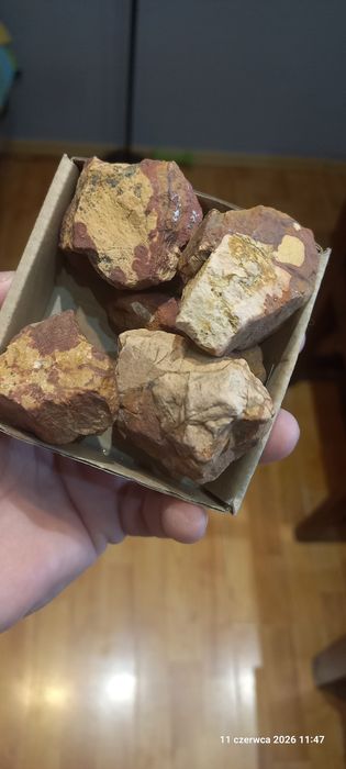 Minerały zestaw pseudojaspisu