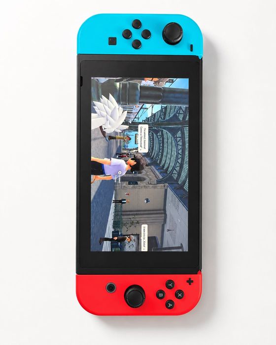 Nintendo Switch V2 bateria estendida com garantia + Pokémon