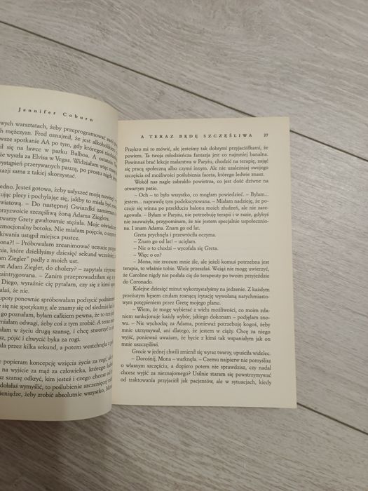 A teraz będę szczęśliwa. Jennifer Coburn