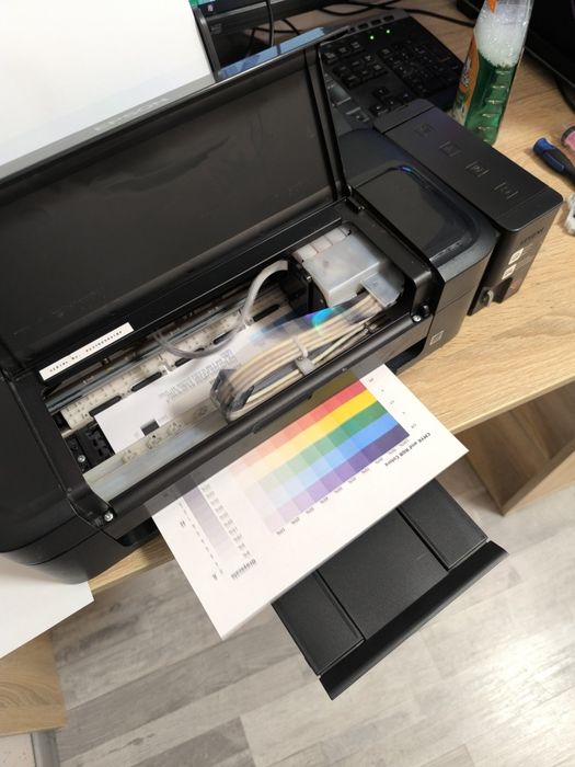 Принтер Epson L110, кольоровий, готовий до друку