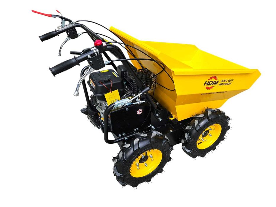 Wozidło spalinowe budowlane taczka napęd 4x4 HDM wywrotka LONCIN 6.5KM