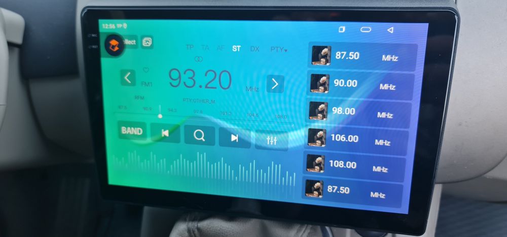 Rádio Android com ecrã de 10.1''