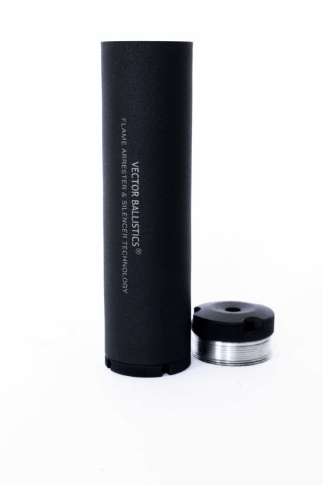Титановий саундмодератор глушитель АК АКМ РПК ПКМ АР10 АР15 Vector Ballistics 5.45 5.56 7.62 223 308 3006