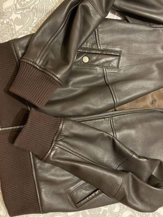 Zara męska kurtka skórzana