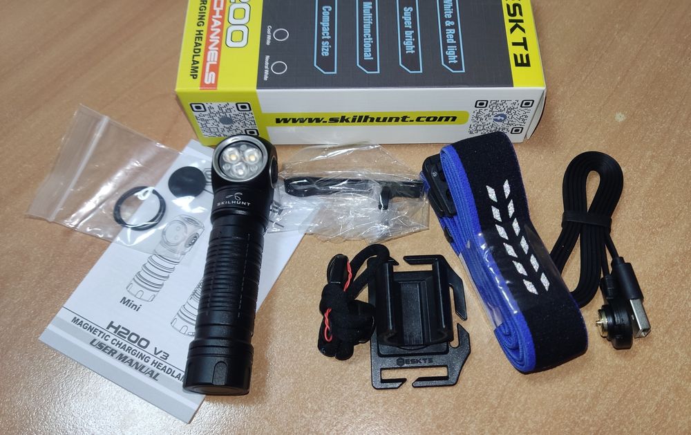 Skilhunt ESKTE H200 4000K 5000K 519A Cree 620 nm світильник