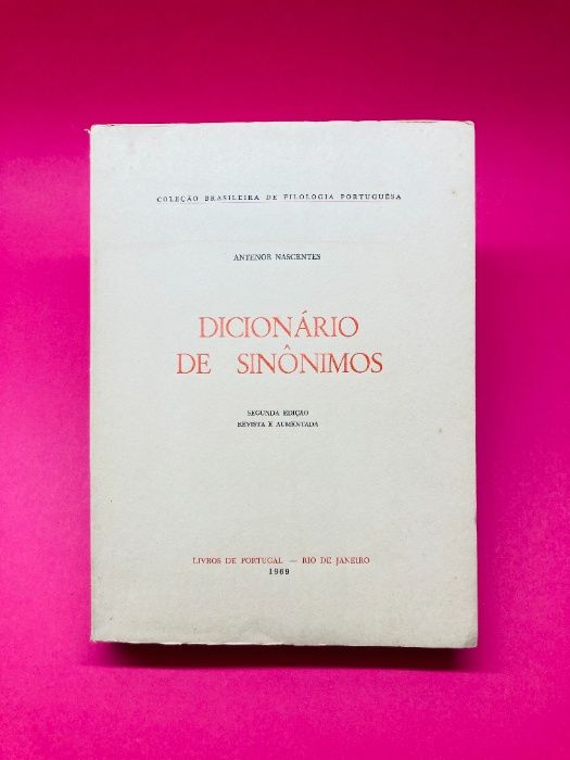 Dicionário de Sinónimos - Antenor Nascentes