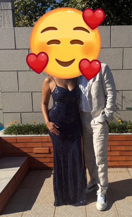 Vestido de gala.
