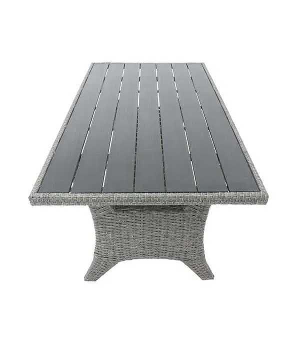 Zestaw Mebli Ogrodowych Komplet Na Taras Narożnik Technorattan + Stół