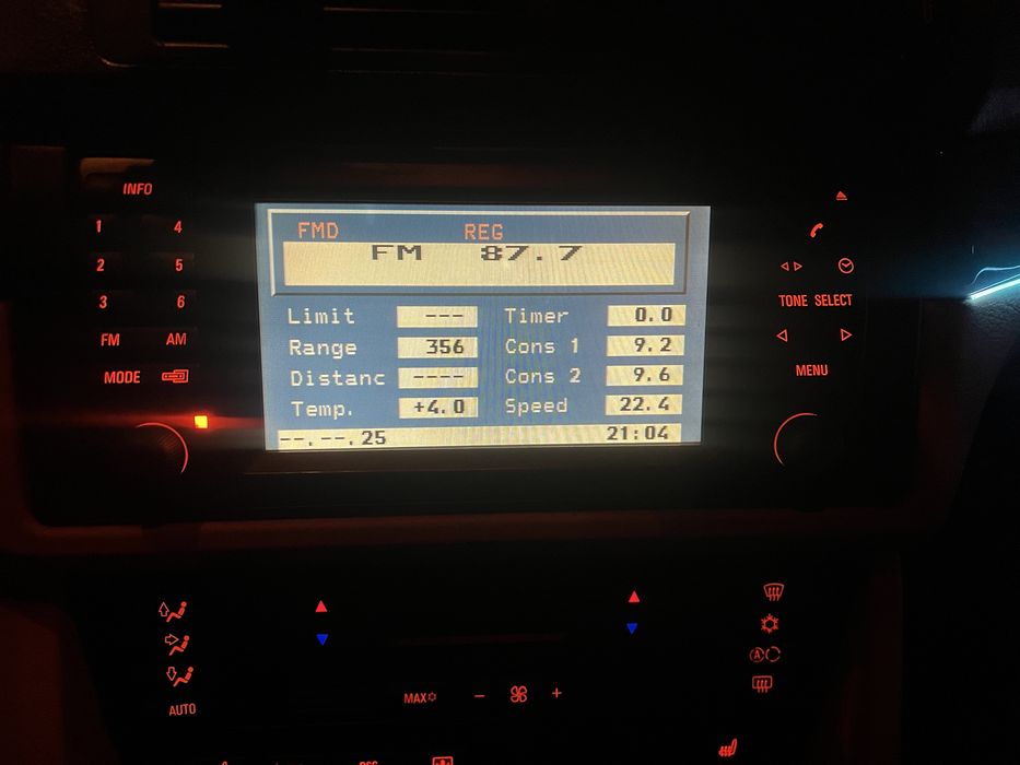 Штатная Магнитолла 16*9 bmw e39