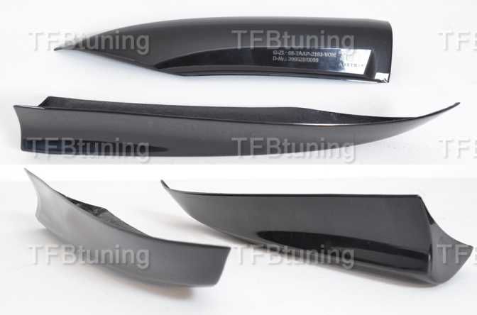 Dokładki zderzaka tył 2-cz A4 B8 TFB TUNING