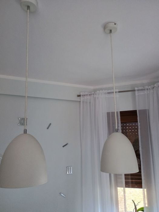 Lampa wisząca   biała /x2 / E27 IP20