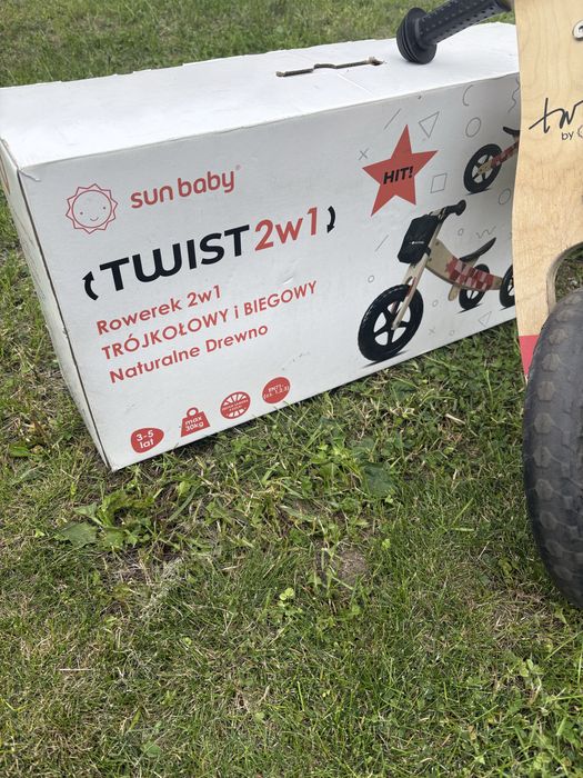 Trójkołowy, dwukołowy rowerek biegowy