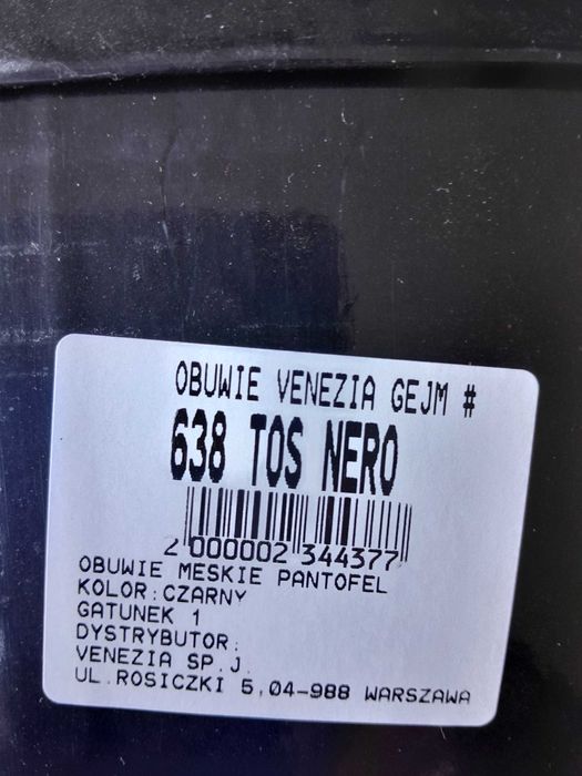 Buty męskie Venezia roz. 43