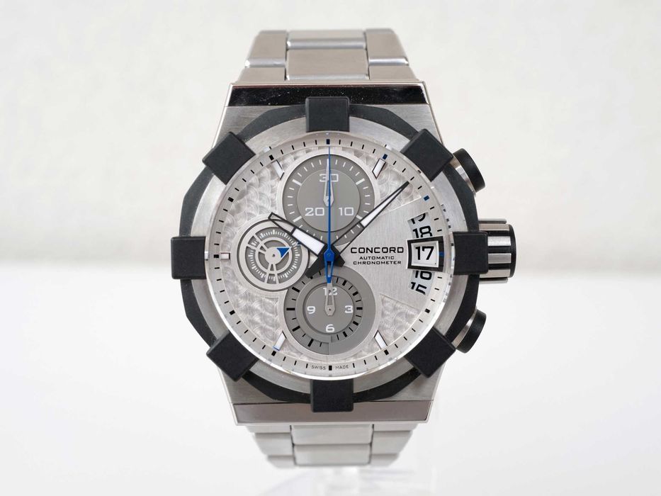 Concord C1 Chronograph Silver Dial
