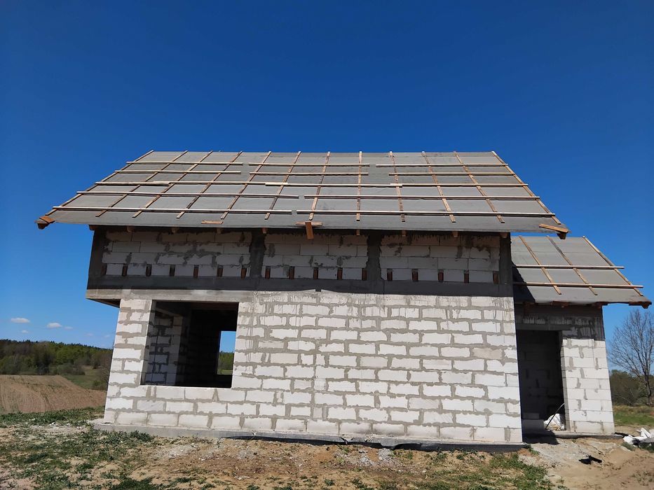 Sprzedam dom w stanie surowym otwartym o powierzchni 90 m2