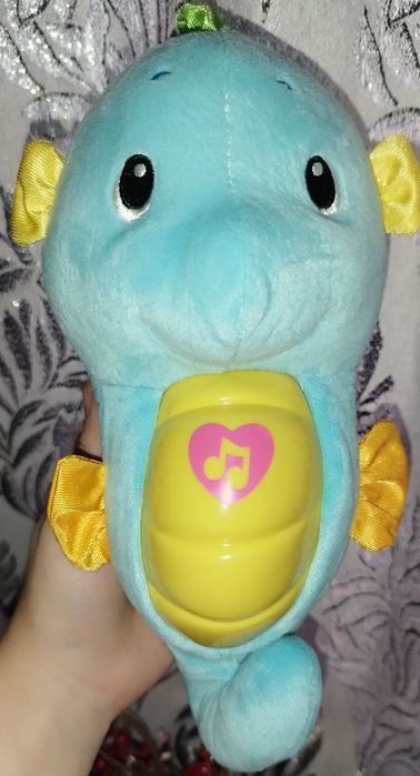 Морський коник світильник з музикою та панда і світить