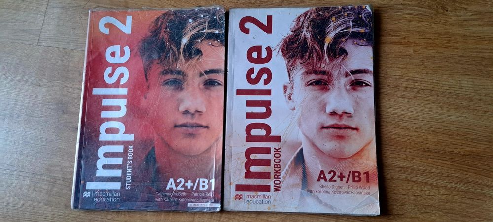 Podręcznik plus ćwiczenia gratis język angielski klasa 1 liceum  i technikum Impulse 2 A2+/B1