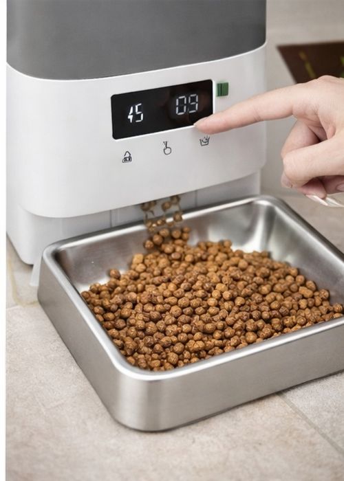 Автоматична годівниця для котів і собак FUKUMARU 5L, програмована