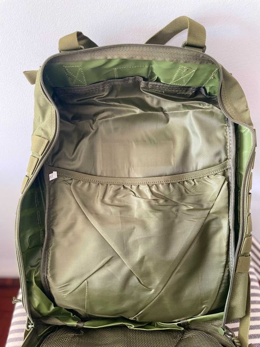 Mochila Táctica Militar Profissional – 45L | Verde Minecraft | NOVO