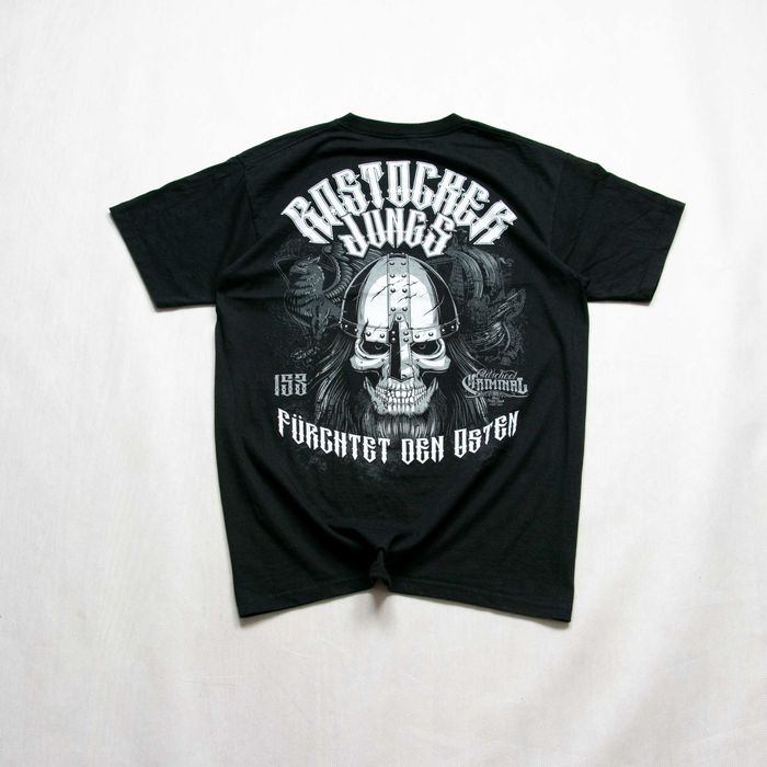 oldschool criminal t-shirt doubleprint M made in Germany slim