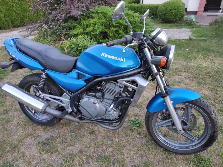 Kawasaki ER500 [ER-5] - części [w tym silnikowe] [lagi, moduł, zegary, lampa, gaźniki, silnik, lusterka, kierownica]]