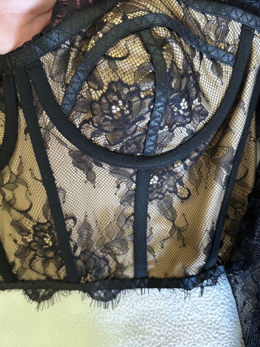 Корсет чорний новий