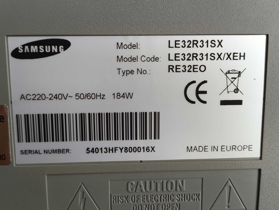 TV Samsung 37" z pilotem + uchwyt ścienny