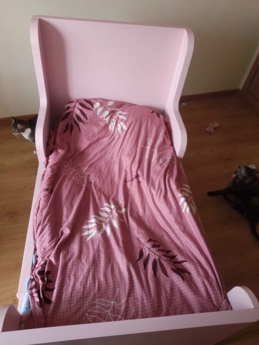 Cama criança/adolescente extensível, com colchão