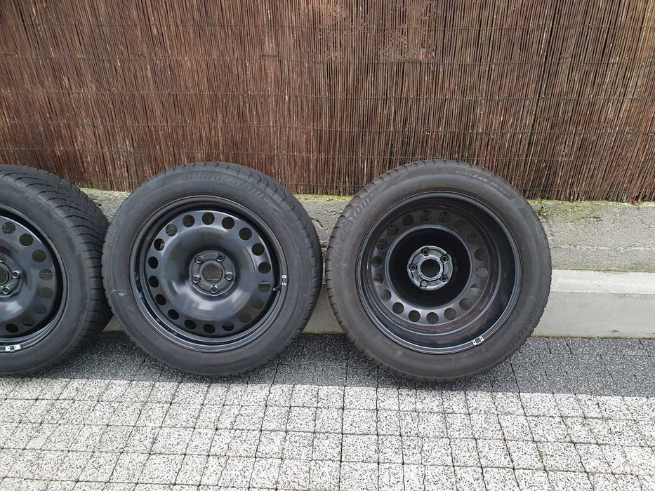 4x Oryginalne koła 18-stki VW ID3 215/55/18 Bridgestone 5,8mm 2021r.