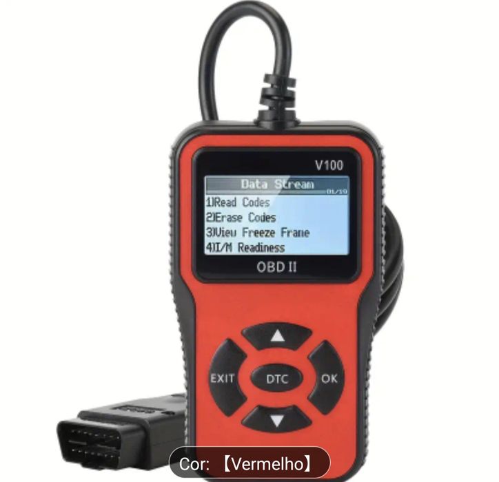 Obd2 leitor de códigos de falha de motor, ferramenta de diagnóstico