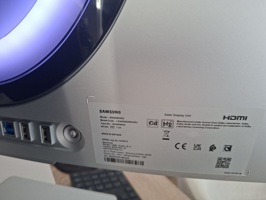Samsung monitor 34 cale 175Hz S34DG850SU