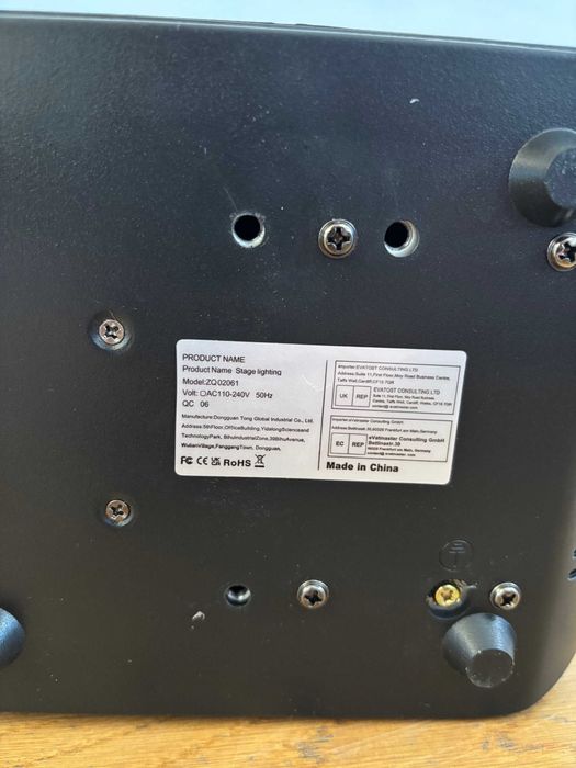 Głowa ruchoma UKING ZQ02061 dmx 80W LED Ring DMX 10gobo prism + PILOT