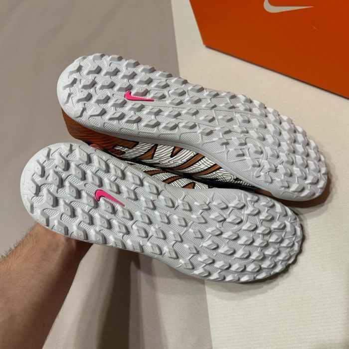 Нові сороконожки бутси футзалки Nike Air Vapor бронзові Tiempo 46 р 9