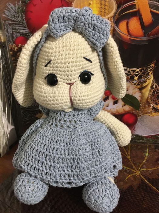 Продам зайка амигуруми ручная работа