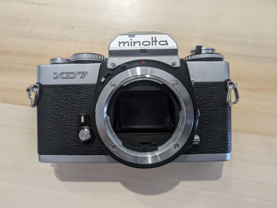Minolta XD7 Máquina Fotográfica Analógica + duas lentes