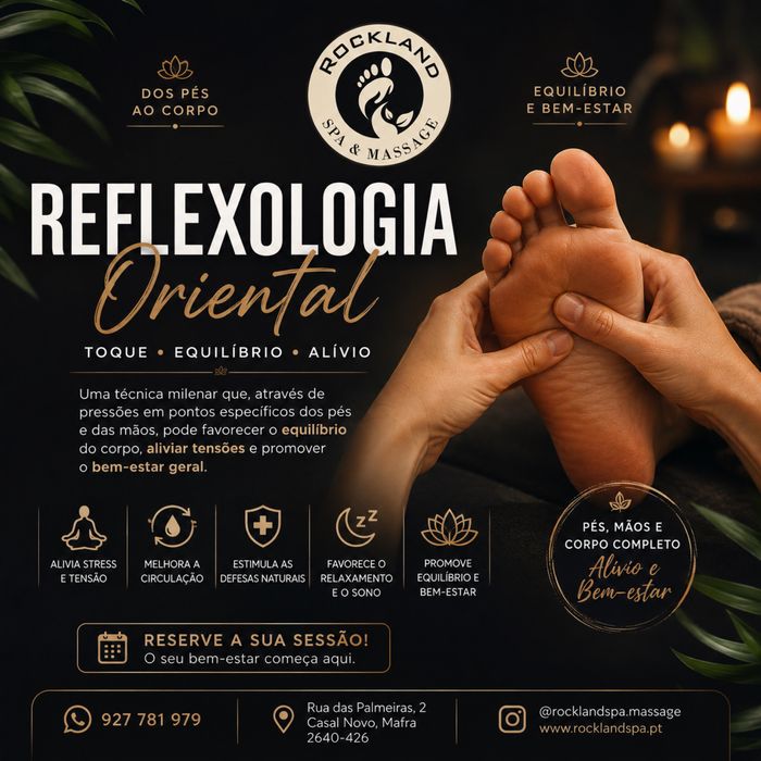 Massagem ROCKLAND SPA MAFRA segunda a domingo