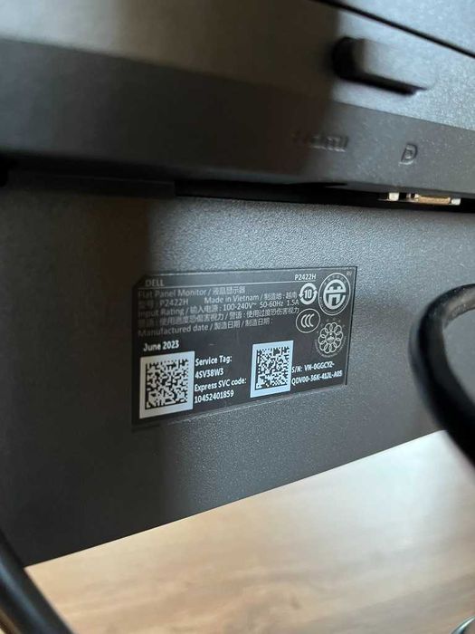 MONITOR DELL P2422H IPS 1920x1080