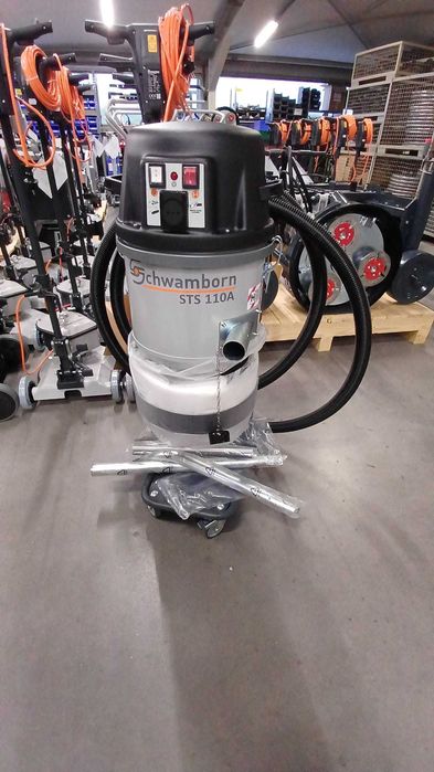 STS110A Odkurzacz przemysłowy Schwamborn klasa H , odkurzacz budowlany