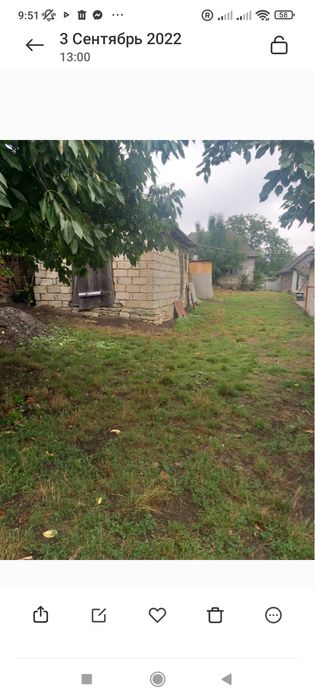 Продам хату з землею .