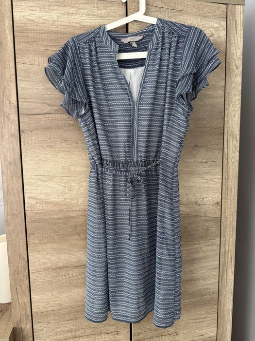 Piękna sukienka na lato w paski H&M L