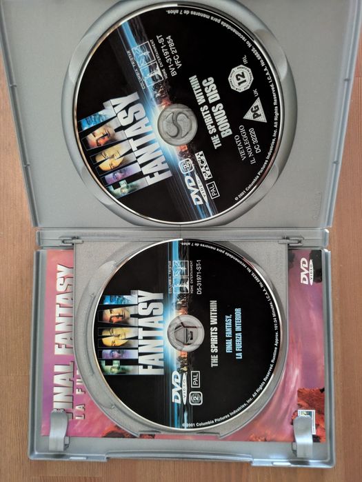 DVD Edição Especial 2D " Final Fantasy - Força Interior " (Com Novo)