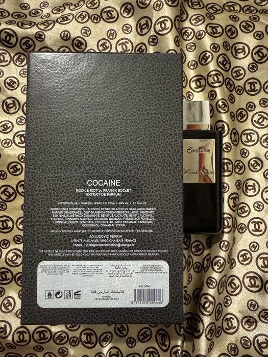 Perfume " cocaïne" frank boclet
