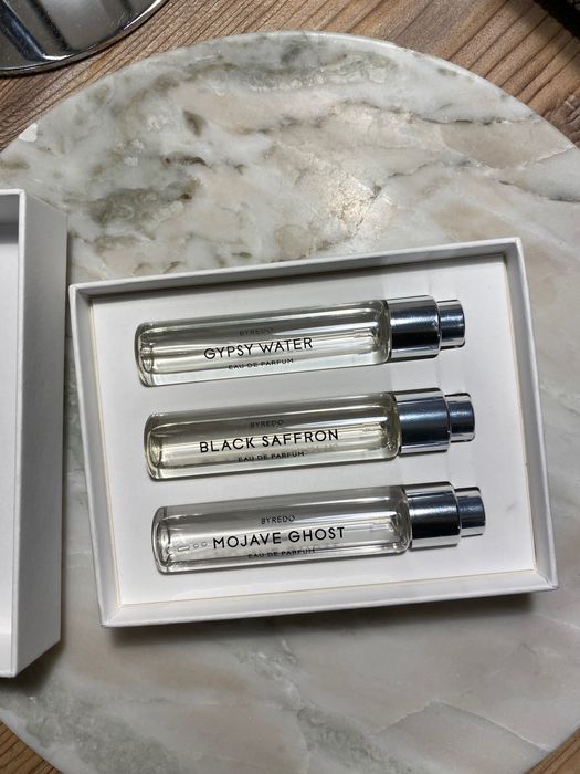 Byredo: Gypsy Water, Mojave Ghost, Black Saffron
