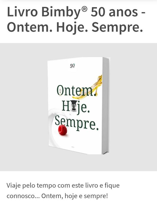 Livro BIMBY NOVO - Ontem, Hoje e Sempre