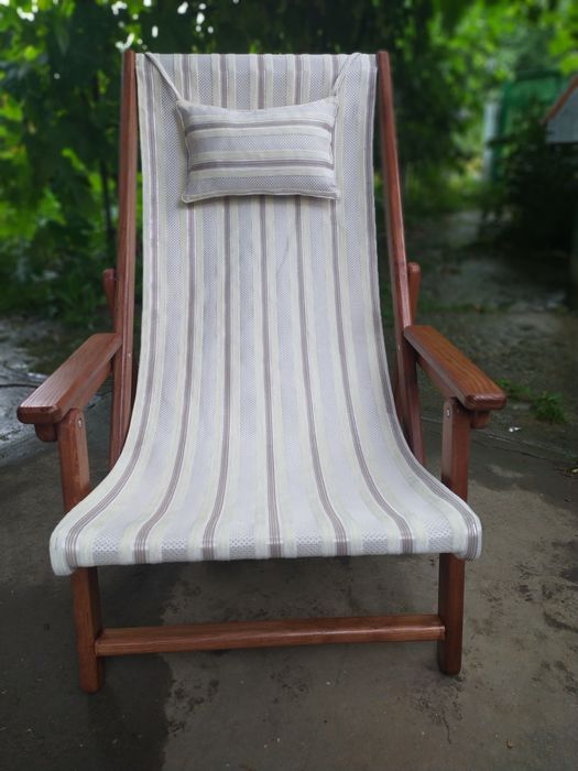 Шезлонг -крісло дерев'яне! 1600гр.