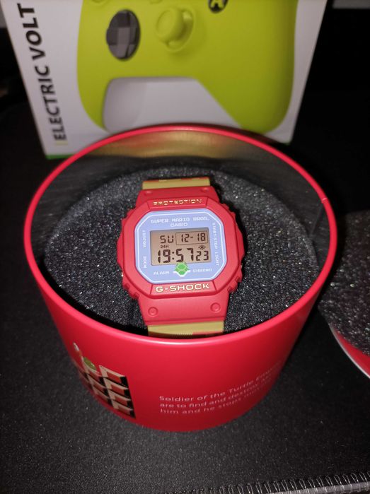 Casio G-Shock ediçao limitada Super Mario